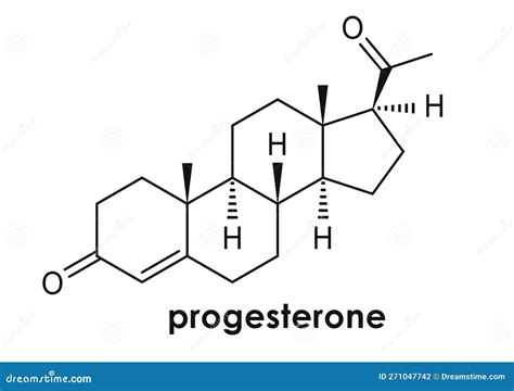 Progesterone molecule