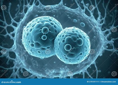 Microscopio che mostra cellule staminali