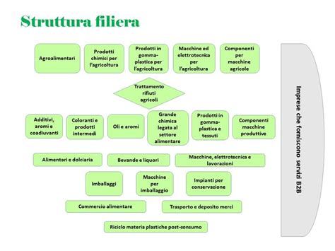 Rappresentazione grafica della filiera agroalimentare