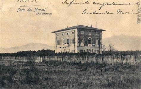 Foto d'epoca di Villa Agnelli a Forte dei Marmi
