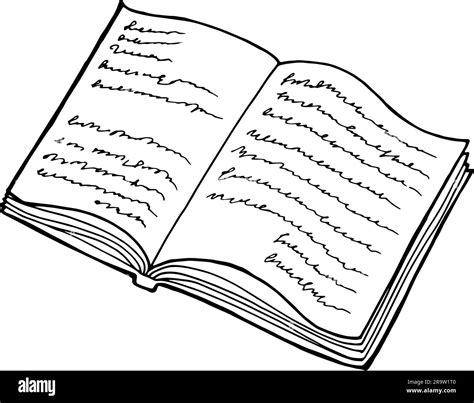 Illustrazione di un quaderno di ricordi con foto e lettere
