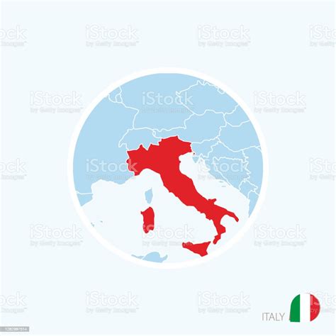 Mappa Italia con evidenziata Sondrio