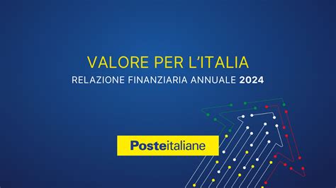 Grafico che mostra l'evoluzione dei servizi finanziari di Poste Italiane