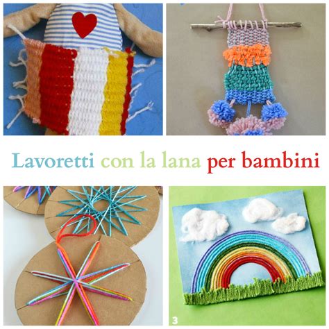 Bambini che realizzano lavoretti manuali