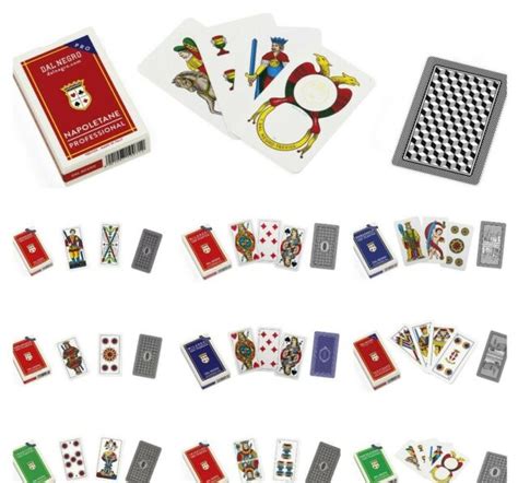 Carte da gioco regionali italiane con figure