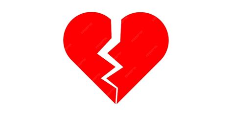 Simbolo di un cuore spezzato su sfondo scuro