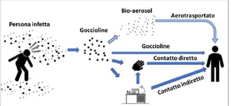 Schema di trasmissione delle infezioni da difterite, tetano e pertosse