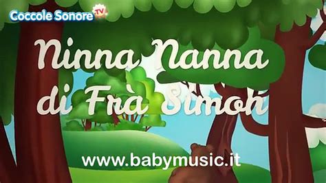 Partitura di una ninna nanna popolare