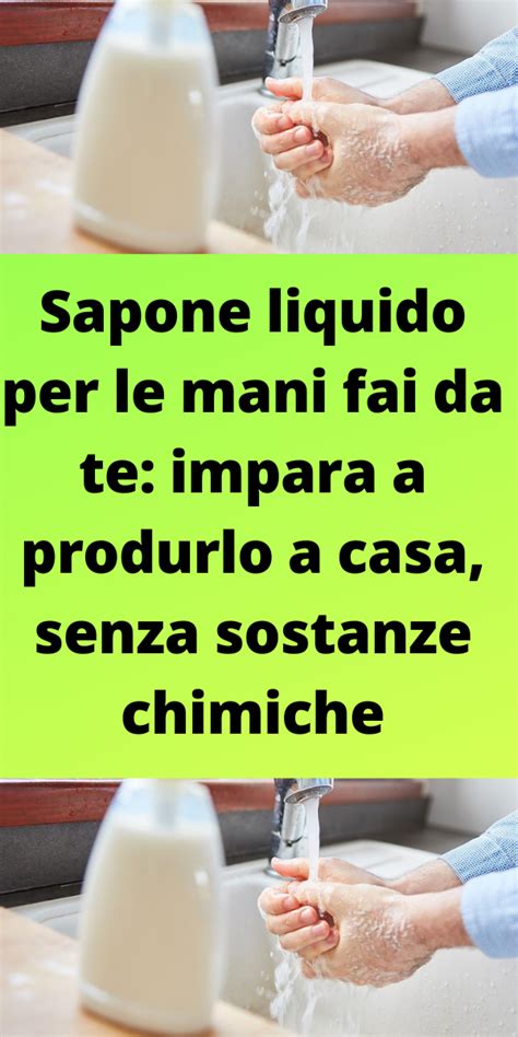 Bottiglie di sapone liquido fatto in casa