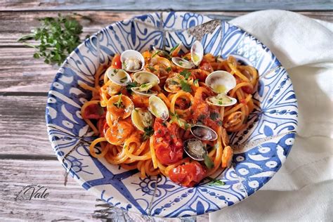 Piatto di spaghetti alle vongole