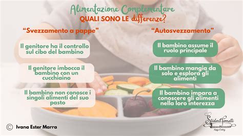 Differenza tra pappe e autosvezzamento