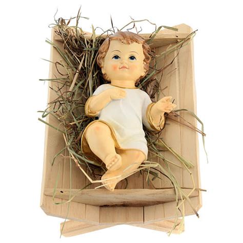 Presepe con Gesù Bambino nella culla