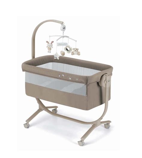 Culla co-sleeping con struttura in legno