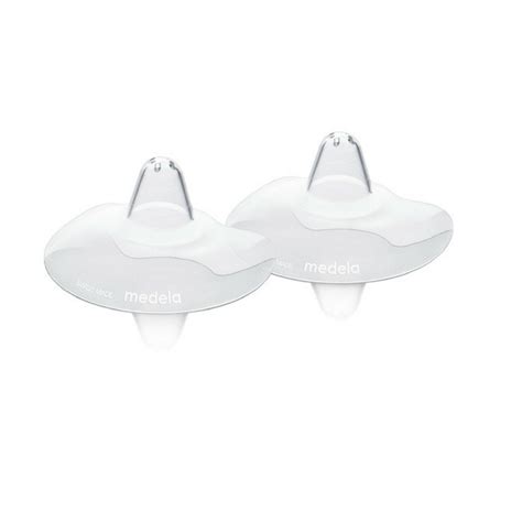 Coppia di paracapezzoli Medela Contact in silicone con custodia