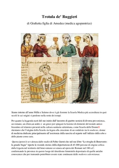 Illustrazione medievale di Trotula de Ruggiero