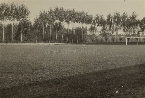 Un campo da calcio degli anni '80
