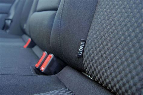 Dettaglio del coperchio ISOFix BMW nero