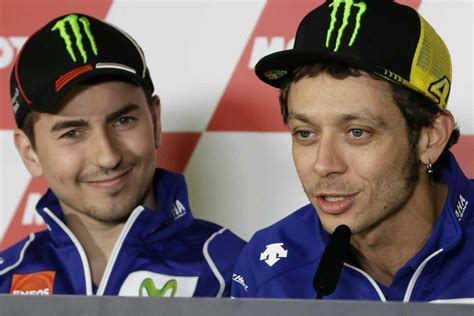 Valentino Rossi e Jorge Lorenzo