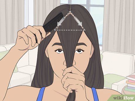 diagramma per tagliare la frangetta