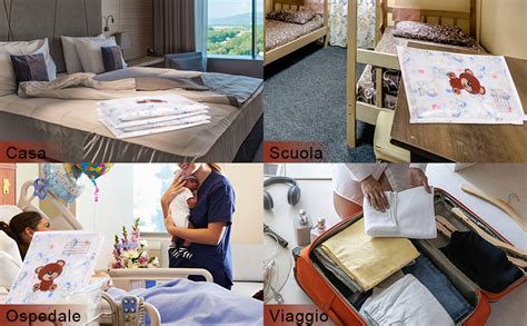 Bambino con corredino in ospedale