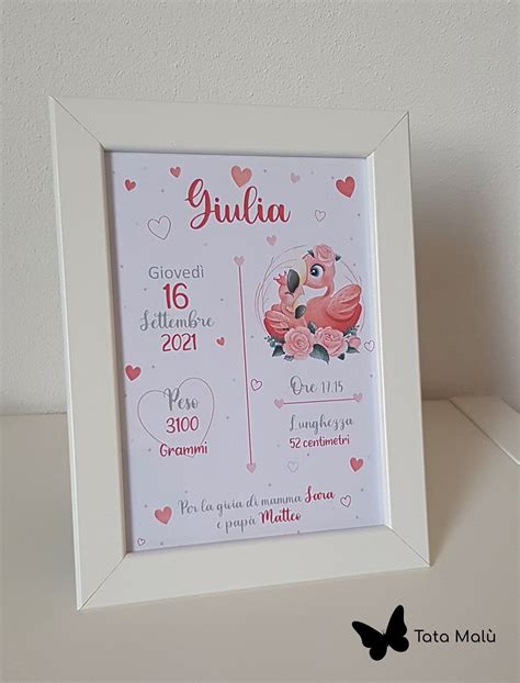 bambino neonato con quadretto nascita