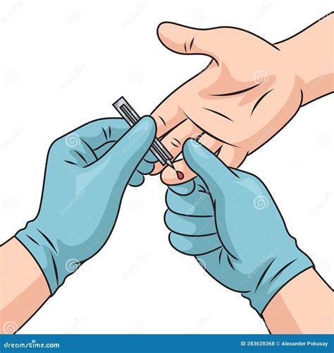 Illustrazione di un esame del sangue
