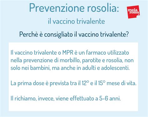 Grafico sull'efficacia del vaccino MPR nella prevenzione della rosolia