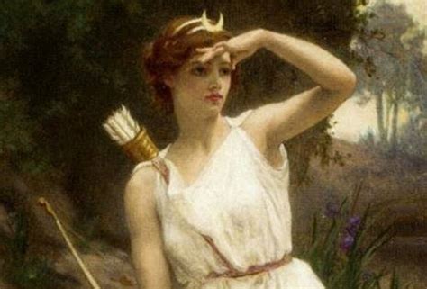 Un'antica rappresentazione della dea Artemide