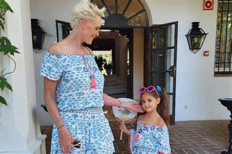 Brigitte Nielsen con la figlia Frida