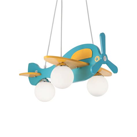 Lampadario per cameretta a tema aereo