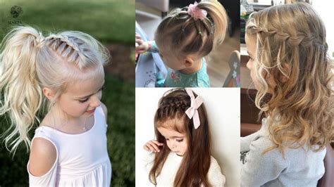 bambina con acconciatura con elastici invisibobble