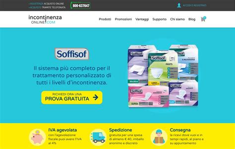 Assortimento di prodotti per l'incontinenza