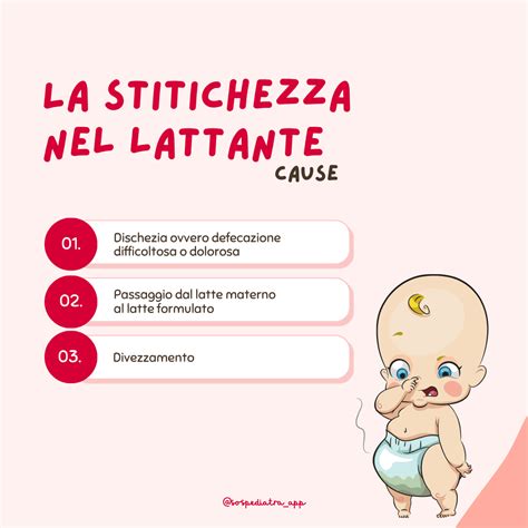 Infografica: Segnali di stitichezza nel neonato