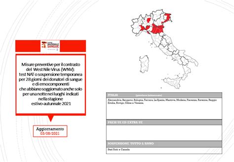 Mappa dell'Italia con la localizzazione delle banche di sangue cordonale