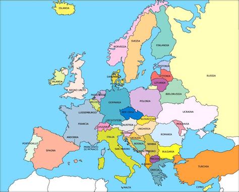 Mappa dell'Europa con evidenziate le normative sulla PMA