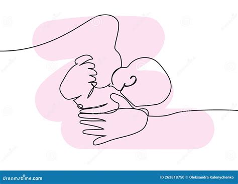 Illustrazione storica di una balia che allatta un neonato