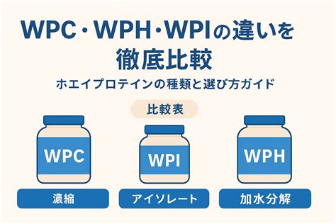 Infografica comparativa tra WPC, WPI e WPH