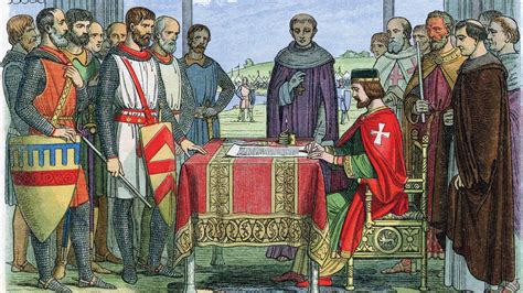 Illustrazione storica della Magna Carta