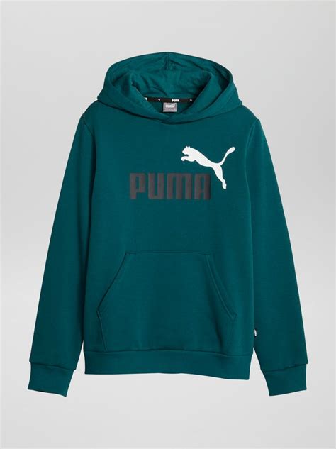 Bambino che indossa una felpa Puma colorata