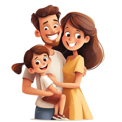 Illustrazione di una famiglia felice con bambini, simbolo di successo nella PMA