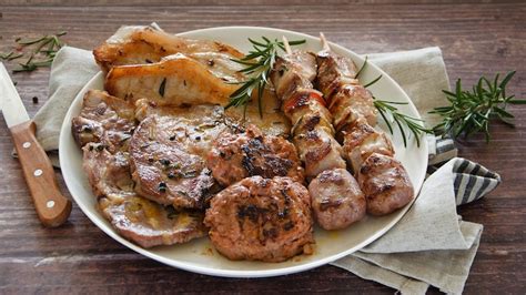 Grigliata mista con carne e verdure