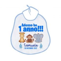 Primo compleanno con bavaglino