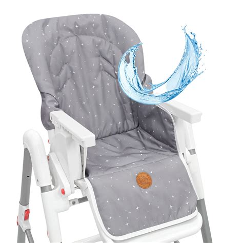 cuscino per seggiolone con doppio rivestimento per estate e inverno