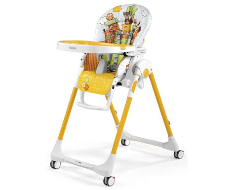 Seggiolone Peg Perego Prima Pappa Follow Me con bambino