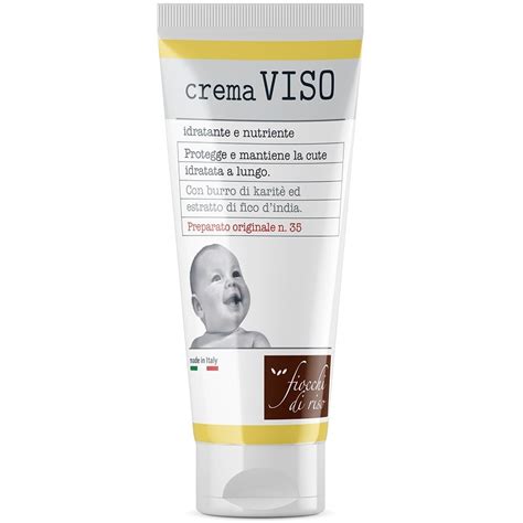 bambino con crema viso