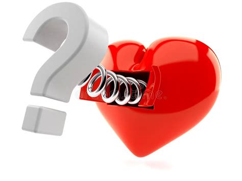 Simbolo di un cuore spezzato con un punto interrogativo