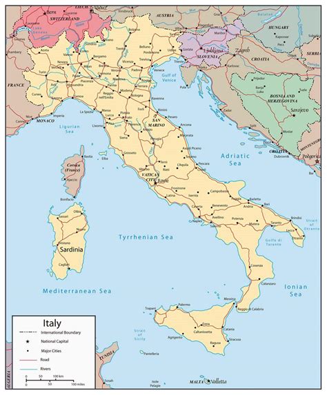 Mappa dell'Italia con evidenziate le principali città universitarie che offrono corsi di ostetricia