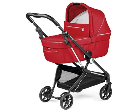 Dettaglio del sistema modulare Peg Perego Rosso con accessori