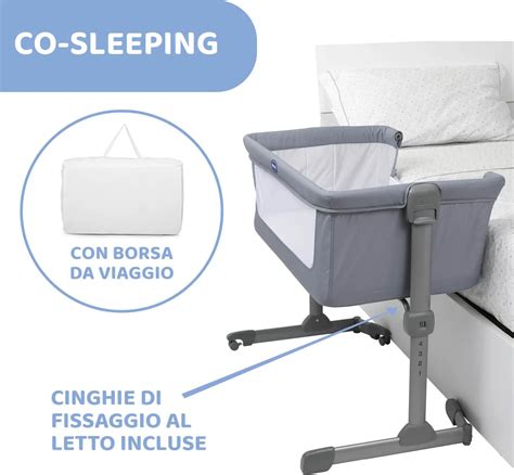culla affiancata al letto