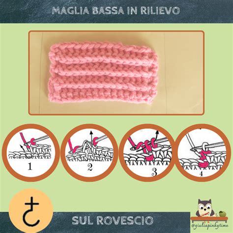 Rovescio di un lavoro a maglia ricamato correttamente